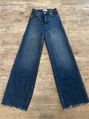 FRAME Le Slim Palazzo jeans in the wash "Crossings" NEW